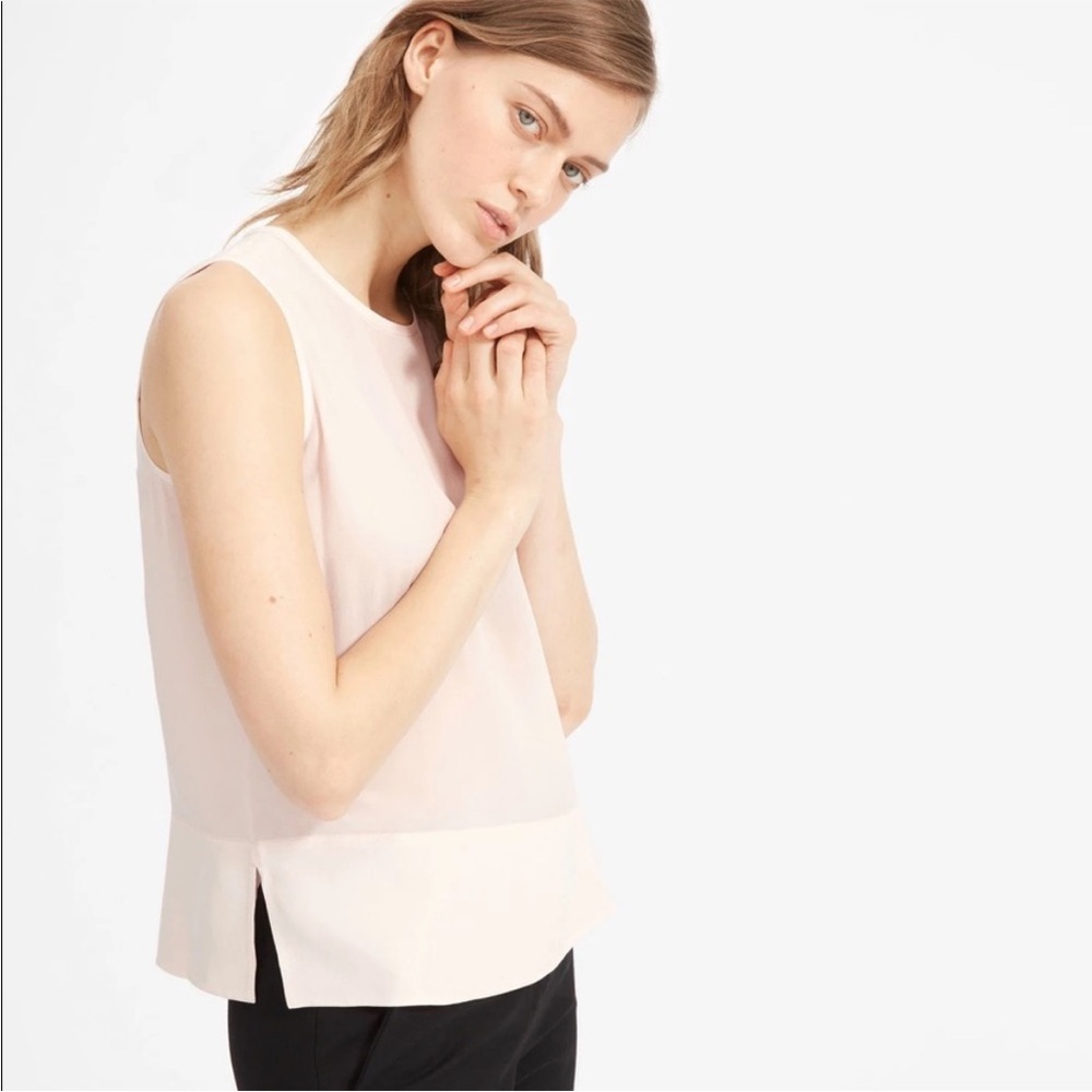 Everlane Clean Silk Shell Tank Size 12 - Picture 1 of 6
